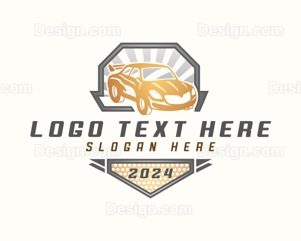 Automobile Racing Car Detailing Logo