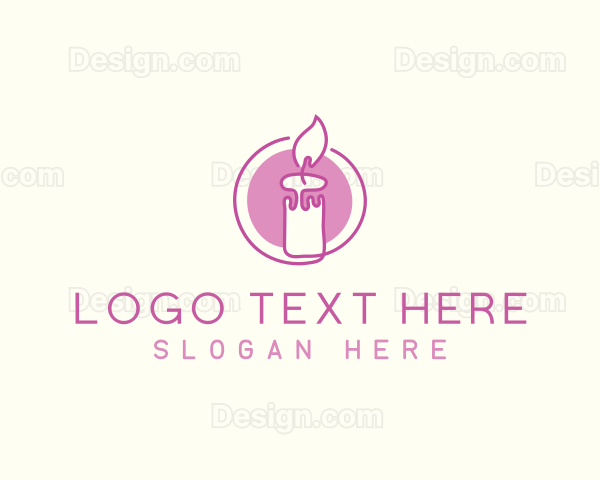 Candle String Light Logo