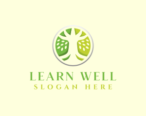 Wellness Eco Tree logo design