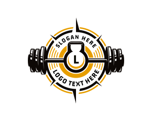 Gym - Fitness Exercise Gym logo design