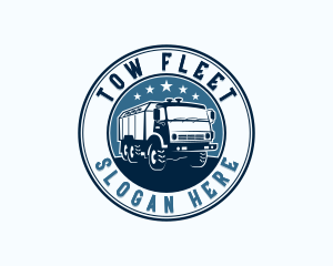 Dump Truck Logistics  logo design