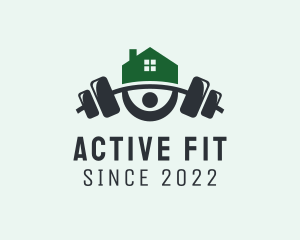 Home Fitness Workout  logo design