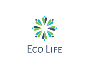 Eco Flower Community logo design