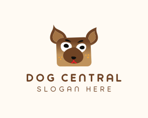 Silly Dog Animal logo design