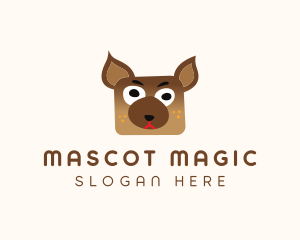 Silly Dog Animal logo design