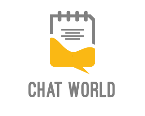 Chat Note Application logo design