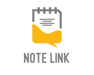 Chat Note Application logo design