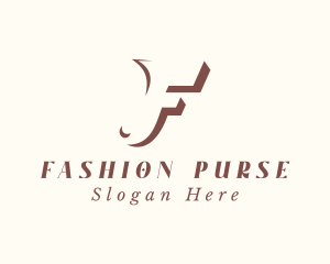 Fashion Clothing Letter F logo design