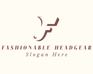 Fashion Clothing Letter F logo design