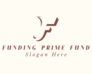 Fashion Clothing Letter F logo design