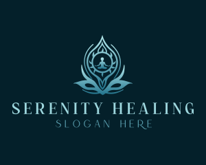 Meditation Yoga Reiki logo design