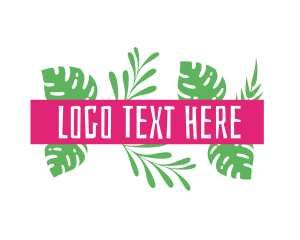 Tropical Fern Leaves logo