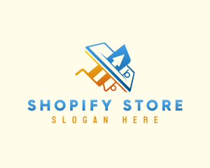 Online Store Shopping logo design