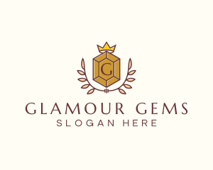 Royal Gemstone Jewelry  logo design