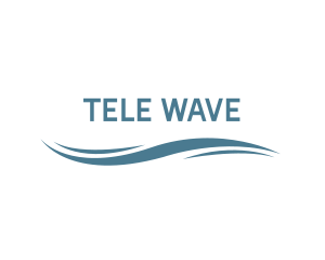 Simple Wave Wordmark logo design