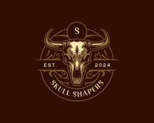 Bull Skull Ranch logo design