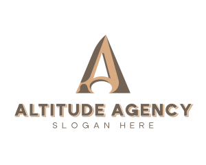 Creative Agency Letter A logo