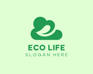 Environmental Eco Cloud logo design