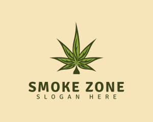 Classic Cannabis Leaf logo design