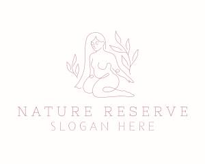 Nature Nude Model logo design