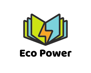 Power Book Pages logo design