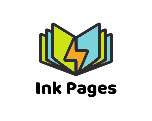 Power Book Pages logo design