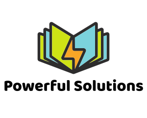 Power Book Pages logo design