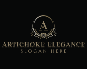 Elegant Floral Boutique logo design