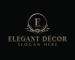 Elegant Floral Boutique logo design