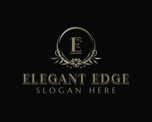 Elegant Floral Boutique logo design