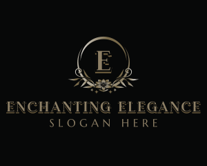 Elegant Floral Boutique logo design