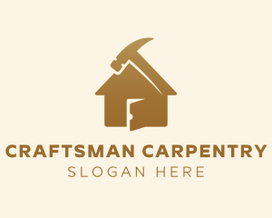 Carpenter Hammer House logo design