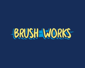 Urban Graffiti Brush logo design