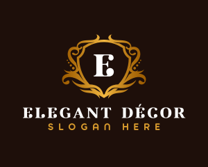 Elegant Crest Boutique logo design