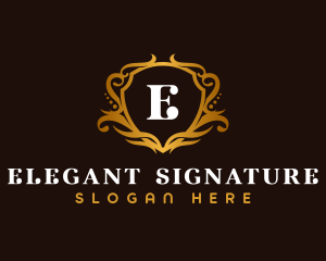 Elegant Crest Boutique logo design