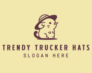 Hamster Hat logo design