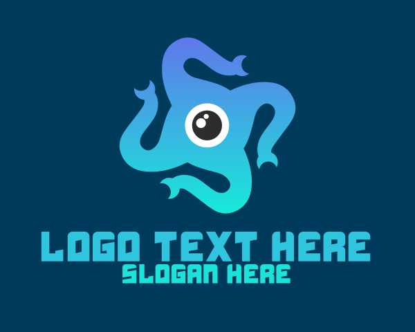 Kraken logo example 4