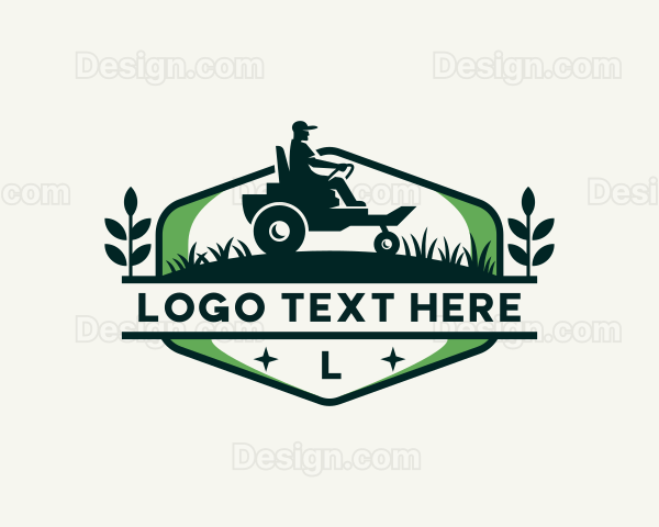 Farming Tractor Harvest Field Logo