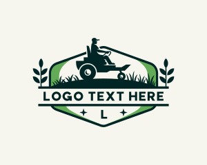 Farming Tractor Harvest Field logo