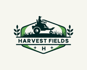 Farming Tractor Harvest Field logo