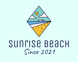 Tropical Beach Beach Resort logo design