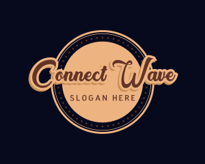 Retro Cursive Diner logo design