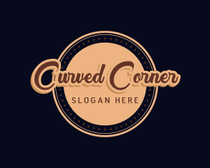 Retro Cursive Diner logo design