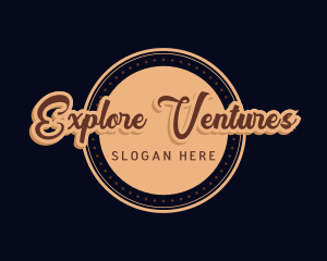 Retro Cursive Diner logo design