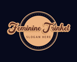 Retro Cursive Diner logo design