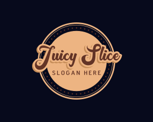 Retro Cursive Diner logo design