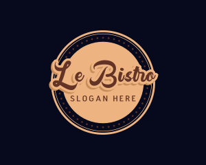 Retro Cursive Diner logo design