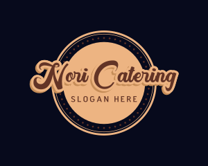 Retro Cursive Diner logo design