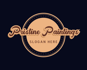 Retro Cursive Diner logo design