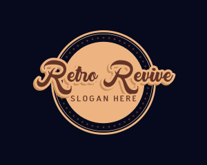 Retro Cursive Diner logo design